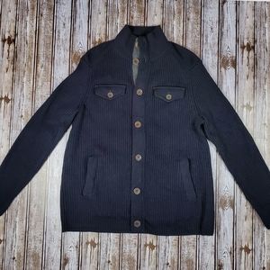 Banana Republic mens wool button cardigan sweater